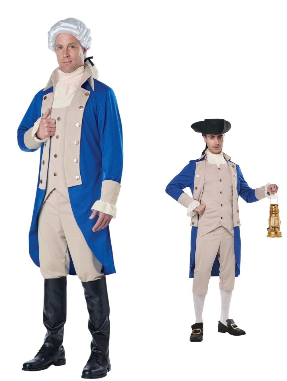 George Washington or Paul Revere Costume Men's Medium NWT